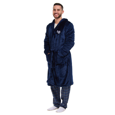 Snuggs Blanket Robe Dark Blue